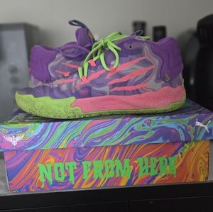 Puma Purple Gimmer & Gree. Junior Sneakers